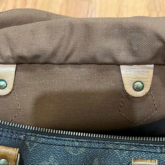 LOUIS VUITTON SPEEDY 35 classic monogram  vintage 91 *AUTHENTIC *Make an offer! - Picture 4 of 14